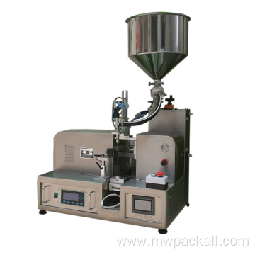 Plastic soft tube filling and sealing machine/tube filling and sealing machine semi automatic